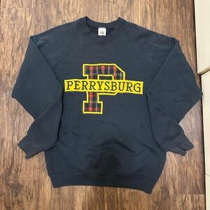 90s Plaid Perrysburg Fruit of the Loom Crewneck